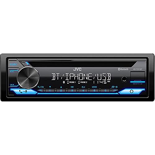 JVC KD-TD71BT Bluetooth Car Stereo Receiver with USB Port – AM/FM Radio, CD and MP3 Player, Amazon Alexa, 13-Digit LCD Dual-Line Display - Single DIN – 13-Band EQ JVC KD-TD71BT Bluetooth Car Stereo Receiver with USB Port – AM/FM Radio, CD and MP3 Player, Amazon Alexa, 13-Digit LCD Dual-Line Display - Single DIN – 13-Band EQ